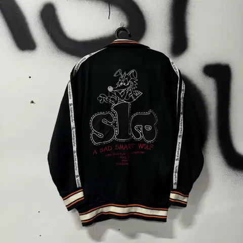 VTG 빈티지 빅사이즈 올드스쿨 빅 자수 플리스 집업 자켓