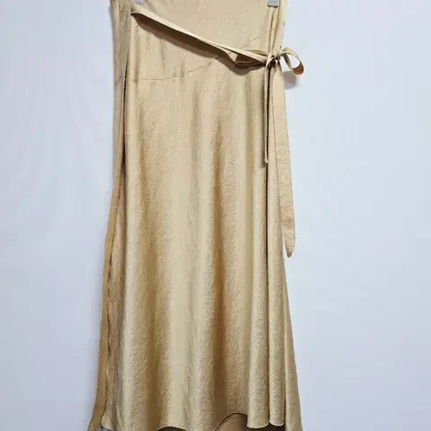 한섬 마인 골드 랩 스타일 롱 스커트 이태리