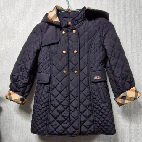 닥스 키즈 퀼팅 후드 코트 120/ 7Y