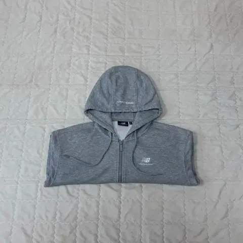 뉴발란스 - 유니 베이직 후드 집업 (그레이), M