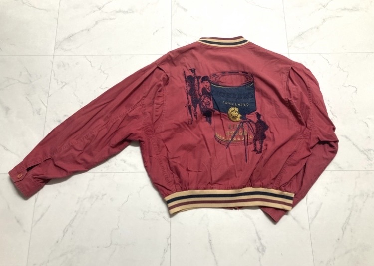 90s 아이스버그 코튼 블루종 봄버 자켓 105-110