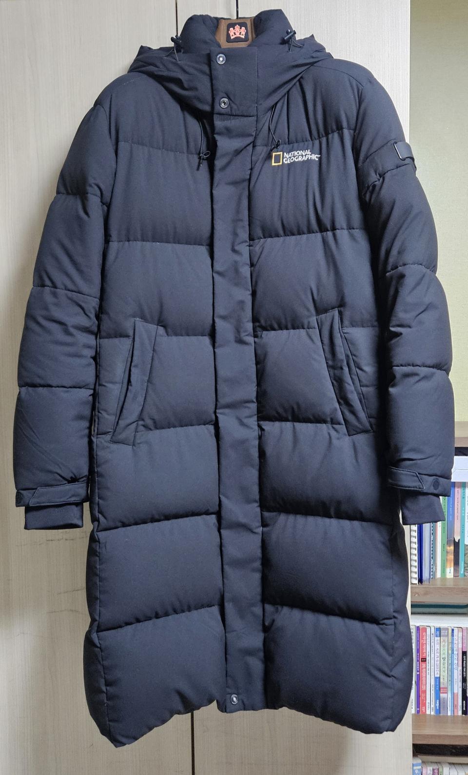 내셔널지오그래픽 롱다운 블랙 M 남녀공용 A급