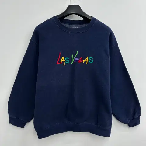 100 LAS VEGAS 여자 오버핏 맨투맨