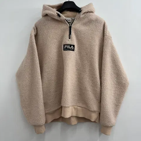 105 휠라 남자 반집업 후드 양털 뽀글이