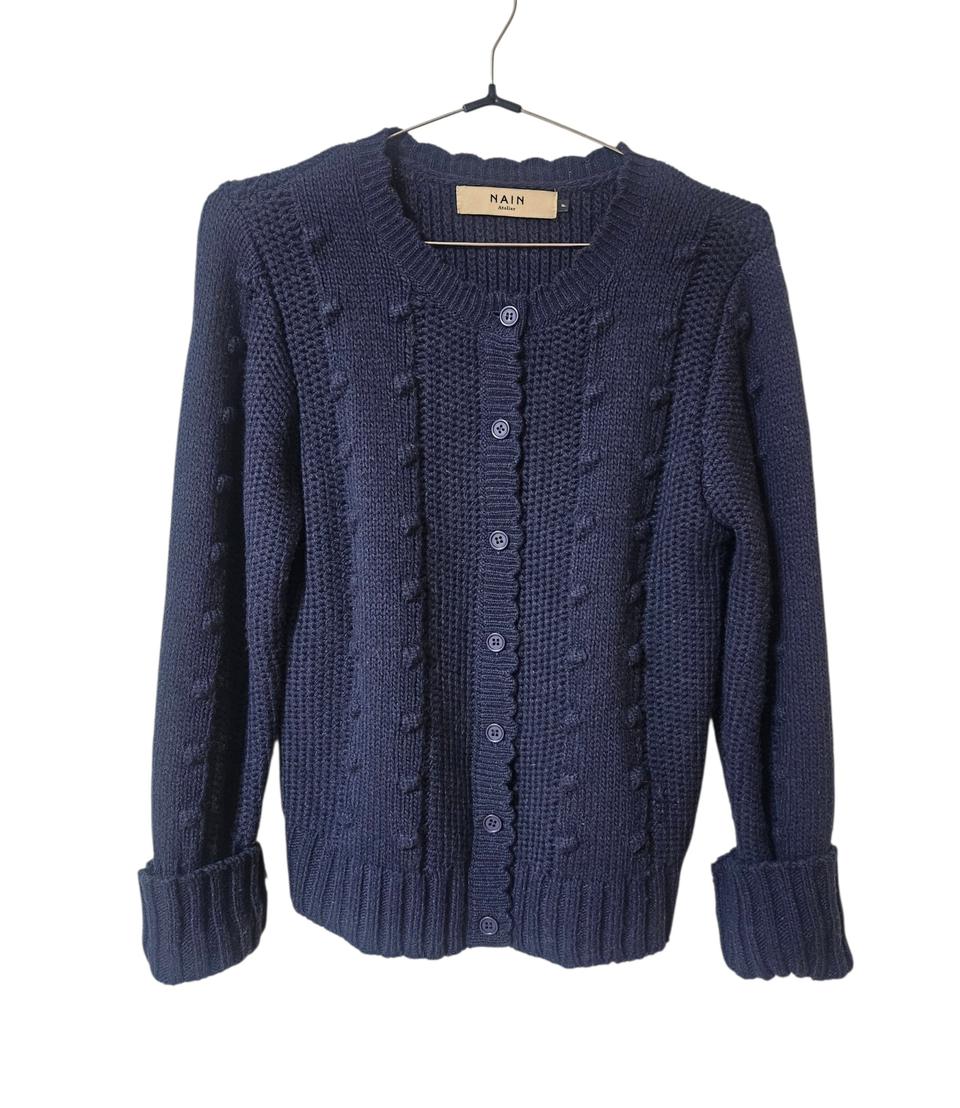 나인(NAIN)  폼폼 니트 가디건 free 55-66사이즈