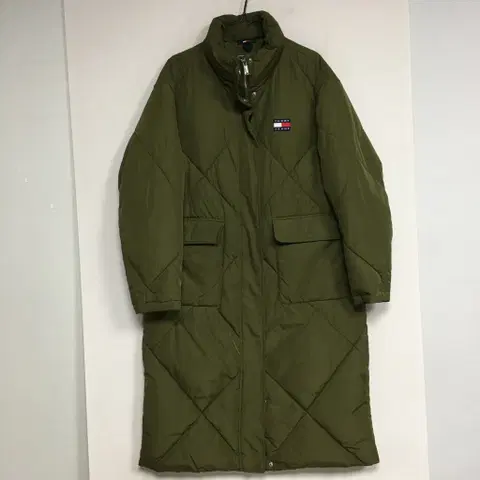타미힐피거 롱 퀼팅 푸퍼 패딩 S