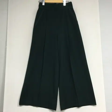 럭키슈에뜨 그린 와이드 울 팬츠 27