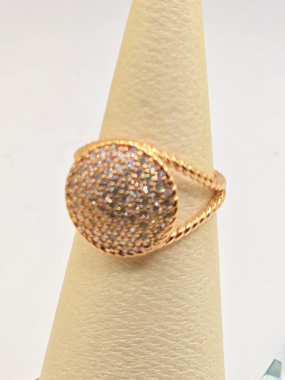 큐빅셋팅 돔 반지