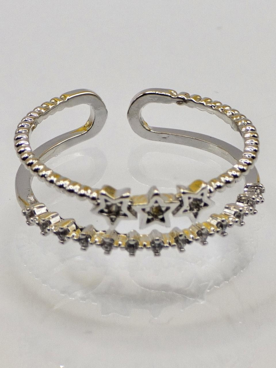 큐빅셋팅 레이어드 반지