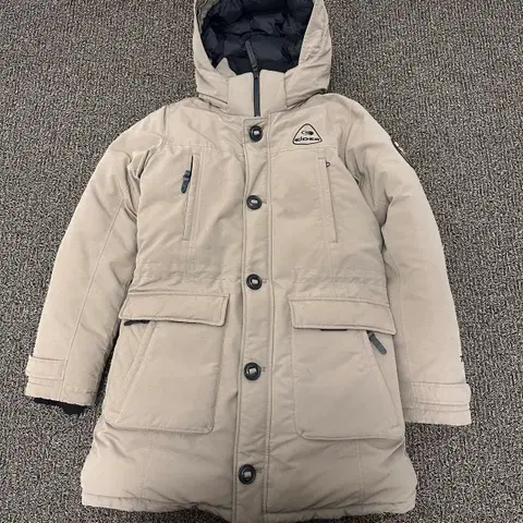 아이더 여성 덕다운 롱 패딩 야상 점퍼 S