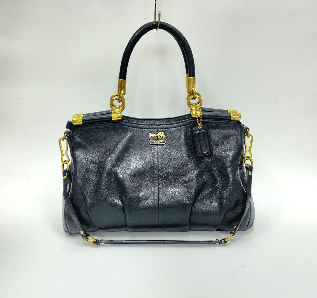 정품 코치 메디슨 가죽 토트 겸 크로스백 상태좋음