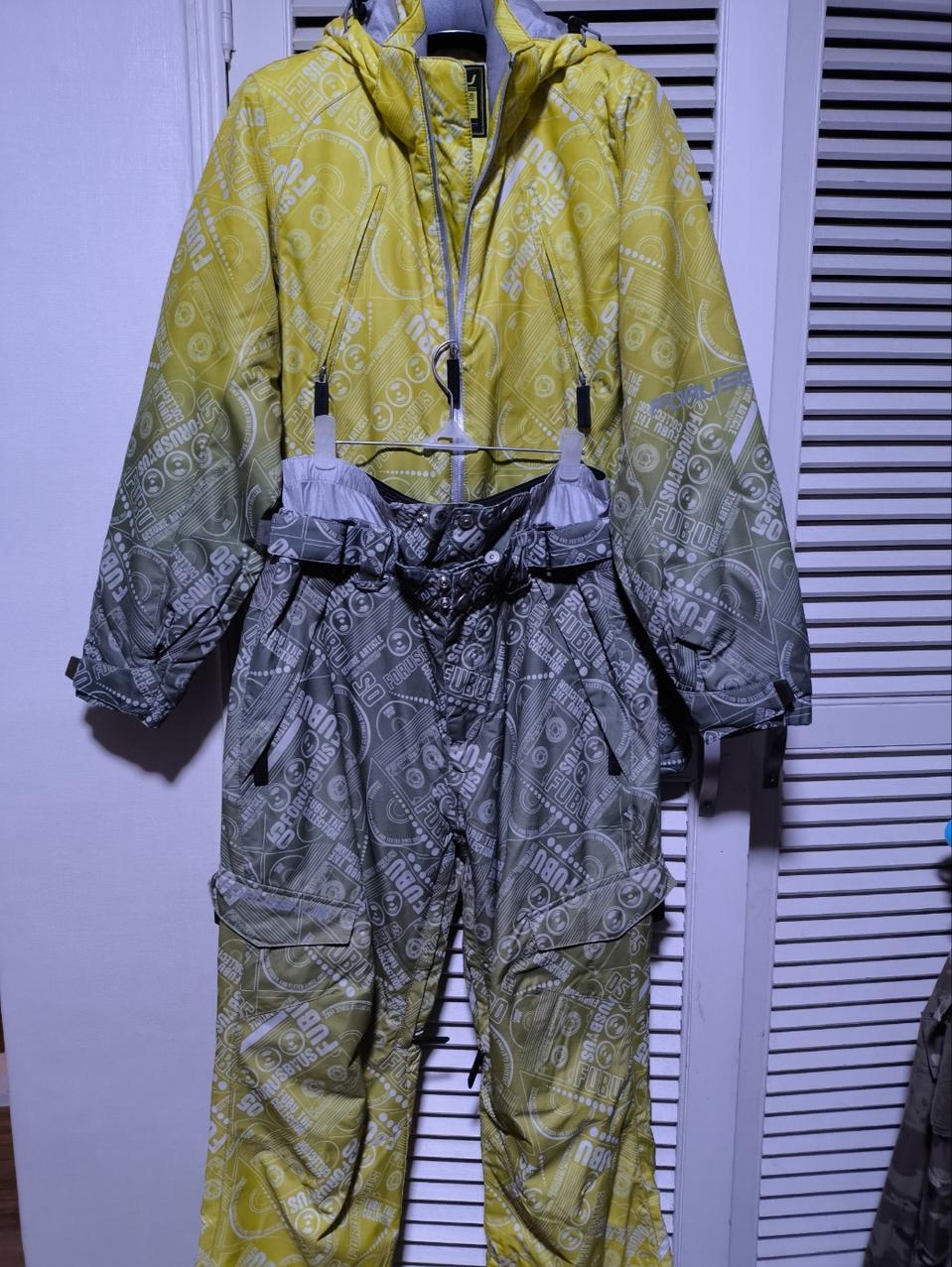 XS 후부 스키복 보드복 상하의세트