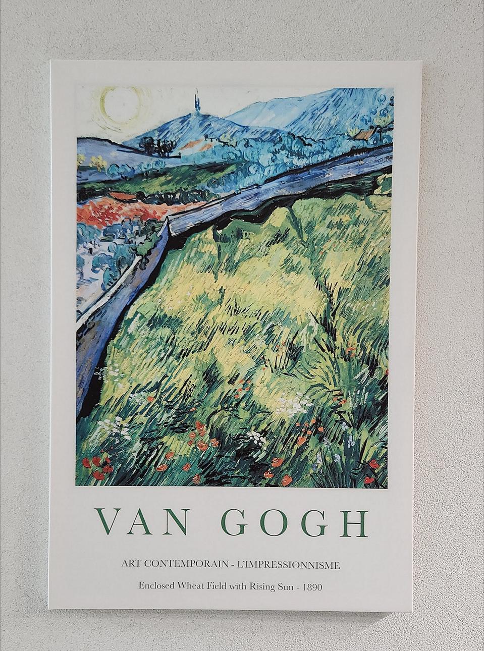 새상품)대형  원목 프레임 캔버스 그림액자 고흐 인테리어소품