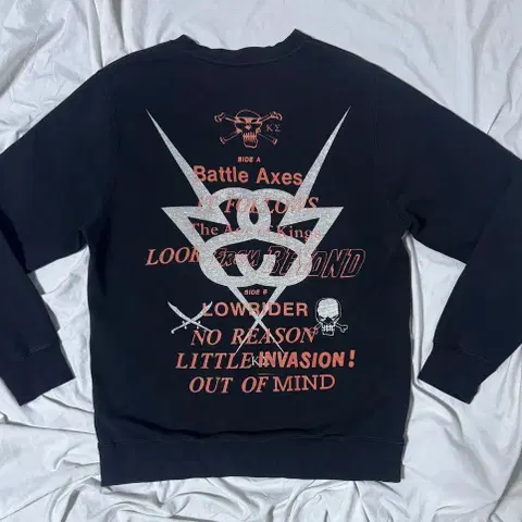 2010 usa 스투시 코스타스 세레메티스 시그니처 해골 콜라주 맨투맨