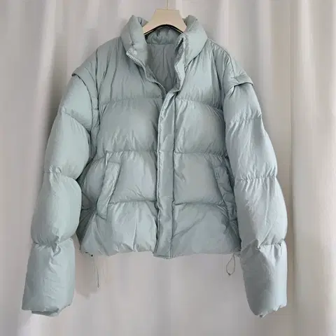 인스턴트펑크 숏 패딩 ㅡ 소매분리 베스트로도 가능