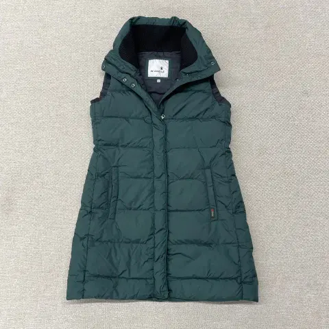 와이드앵글 여성 덕다운 롱패딩 조끼