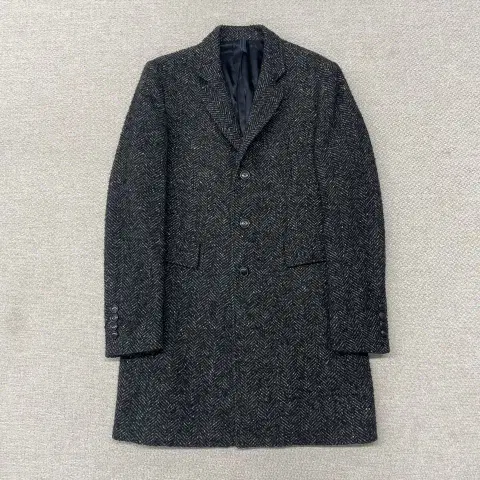 커스텀멜로우 헤링본 울 코트