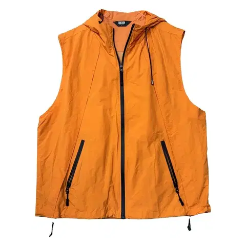 trillion 오렌지 테크웨어 바람막이 조끼 FREE