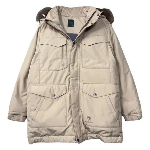 155 블랙야크 베이지 키즈 구스다운 패딩