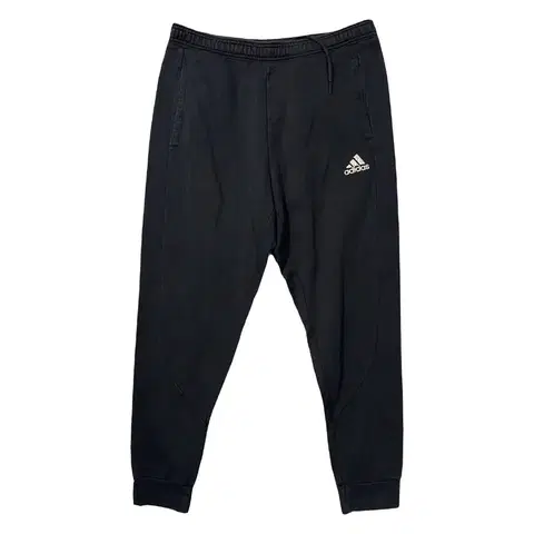 아디다스 블랙 로고 조거팬츠 A/L