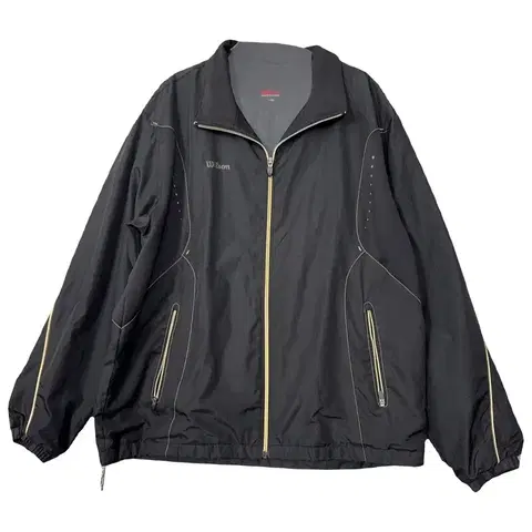 윌슨 블랙 로고 남성 기능성 바람막이 XXL