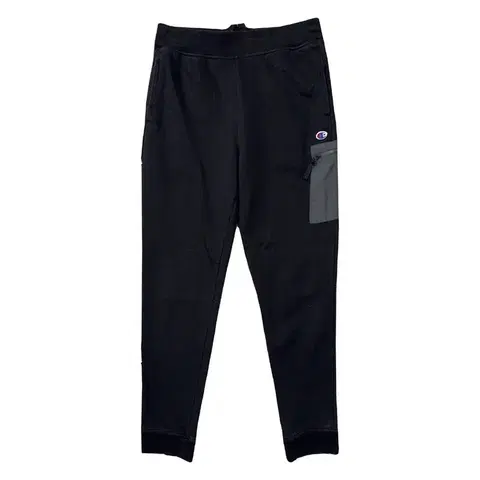 챔피온 블랙 포켓 퀄팅 조거팬츠 M