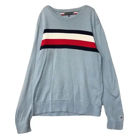 152 타미힐피거 키즈 라이트 블루 니트