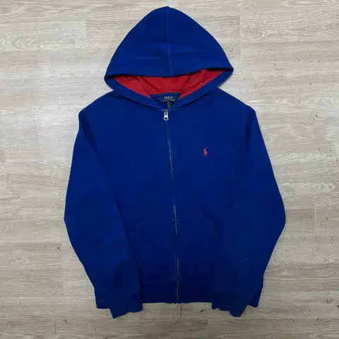 폴로 랄프로렌 키즈 기모 후드집업 [블루] L(14-16)/100
