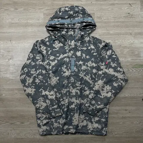 사우스플레이 밀리터리 겨울용 기모 후드 바람막이 [카모플라쥬] M/95