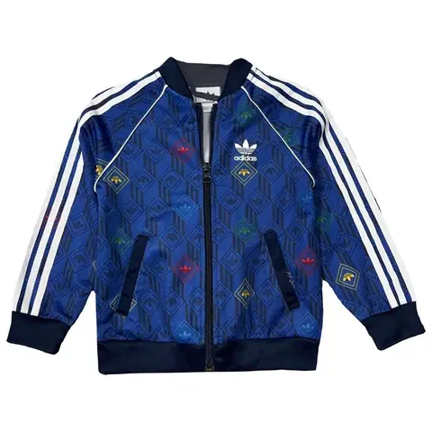 2세 아디다스 블루 키즈 집업 저지