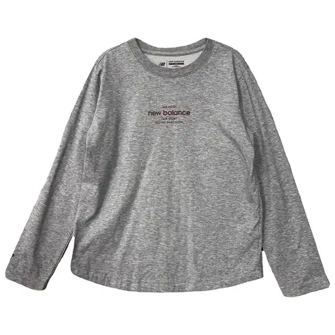 145 뉴발란스 라이트 그레이 키즈 기능성 긴팔티