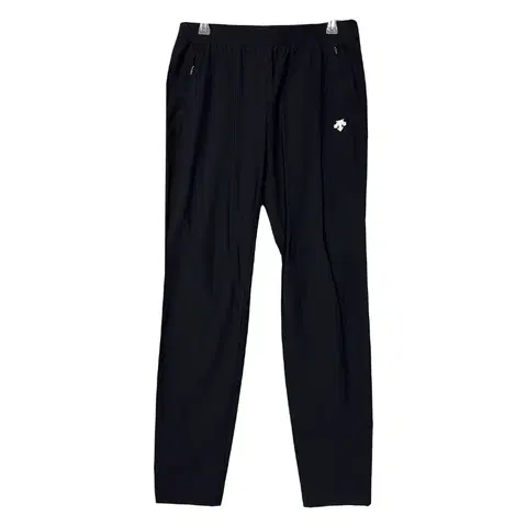 데상트 블랙 운동바지 M