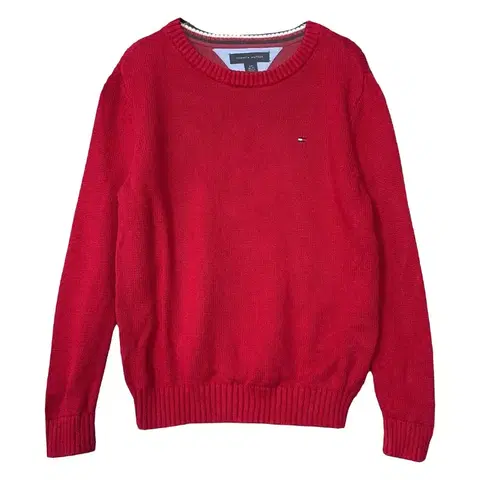 6~7세 타미힐피거 레드 키즈 니트