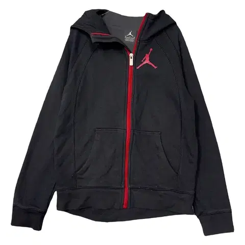 10~12세 조던 블랙 키즈 기능성 후드 집업