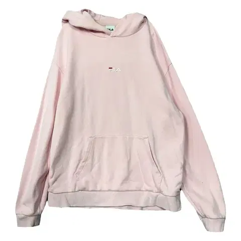 165 휠라 키즈 라이트 핑크 후드티