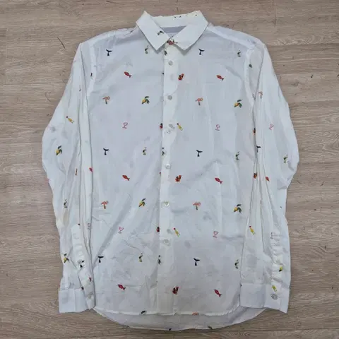 폴스미스 클래식 멀티로고 슬림핏 옥스포드 셔츠