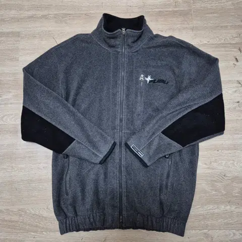 FUBU 푸부 남성 올드스쿨 로고 후리스 자켓