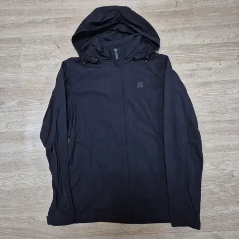노스페이스 박스로고 후드 바람막이 자켓