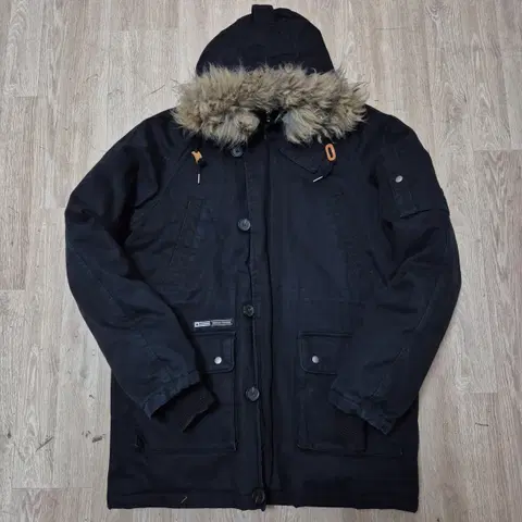 앱놀머씽 시티스테이트 덕다운 양털 퍼후드 파카 패딩 점퍼