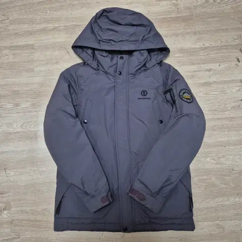 빈폴 아웃도어 여성 사이드와펜 덕다운 후드 패딩 점퍼