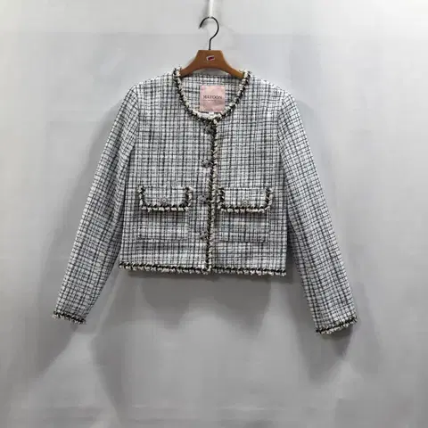 1780 MAYOON 메이윤 트위드 크롭 자켓 / 노카라