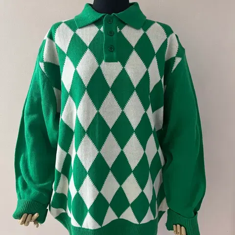 그린체크카라니트(공용)