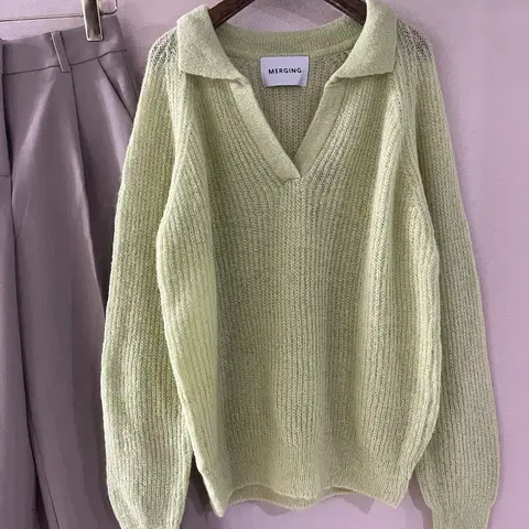 연두모헤어카라니트