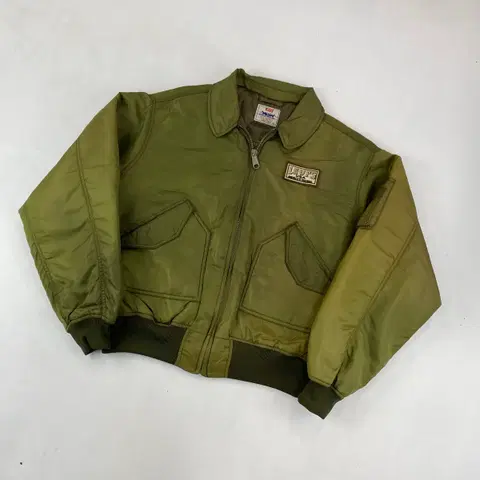 90s 빈티지 리바이스 ma-1 플라이트 항공 점퍼 (107)