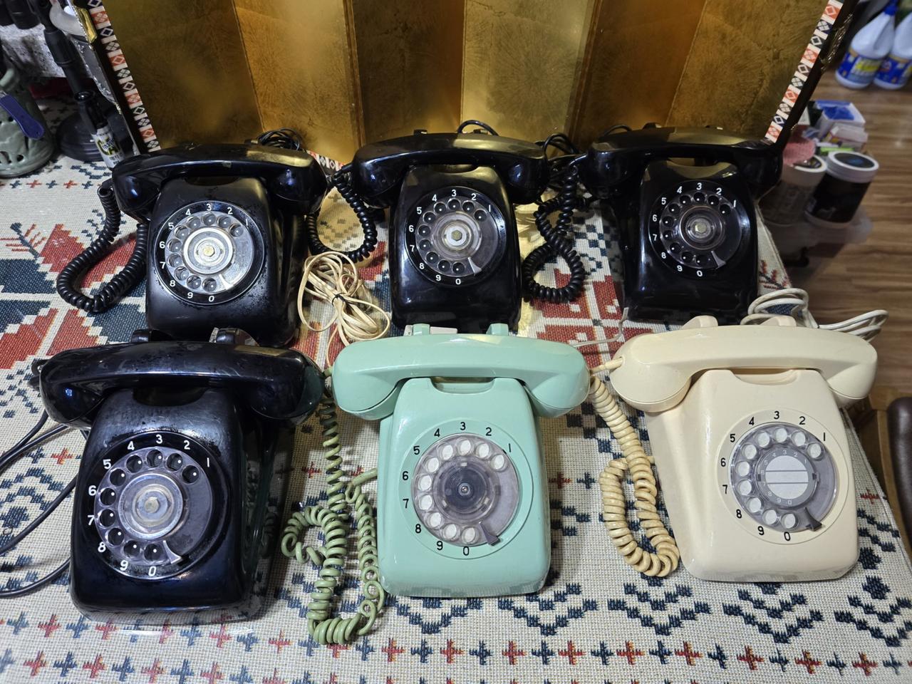 상태좋은 추억속의 다이얼전화기