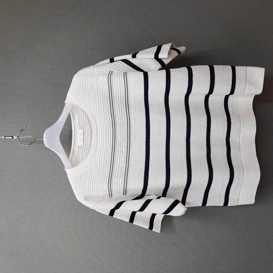 한섬 SJSJ 2024 스프라이트 반팔 니트 F사이즈