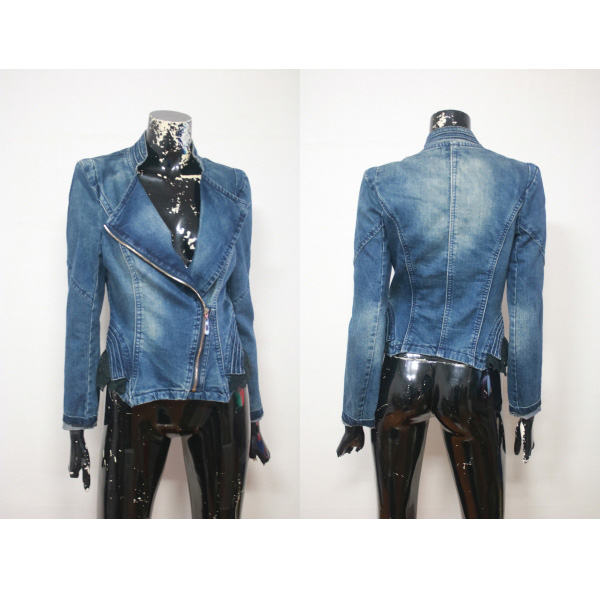 (55) 샴푸 스판 청자켓 (사이즈 55)