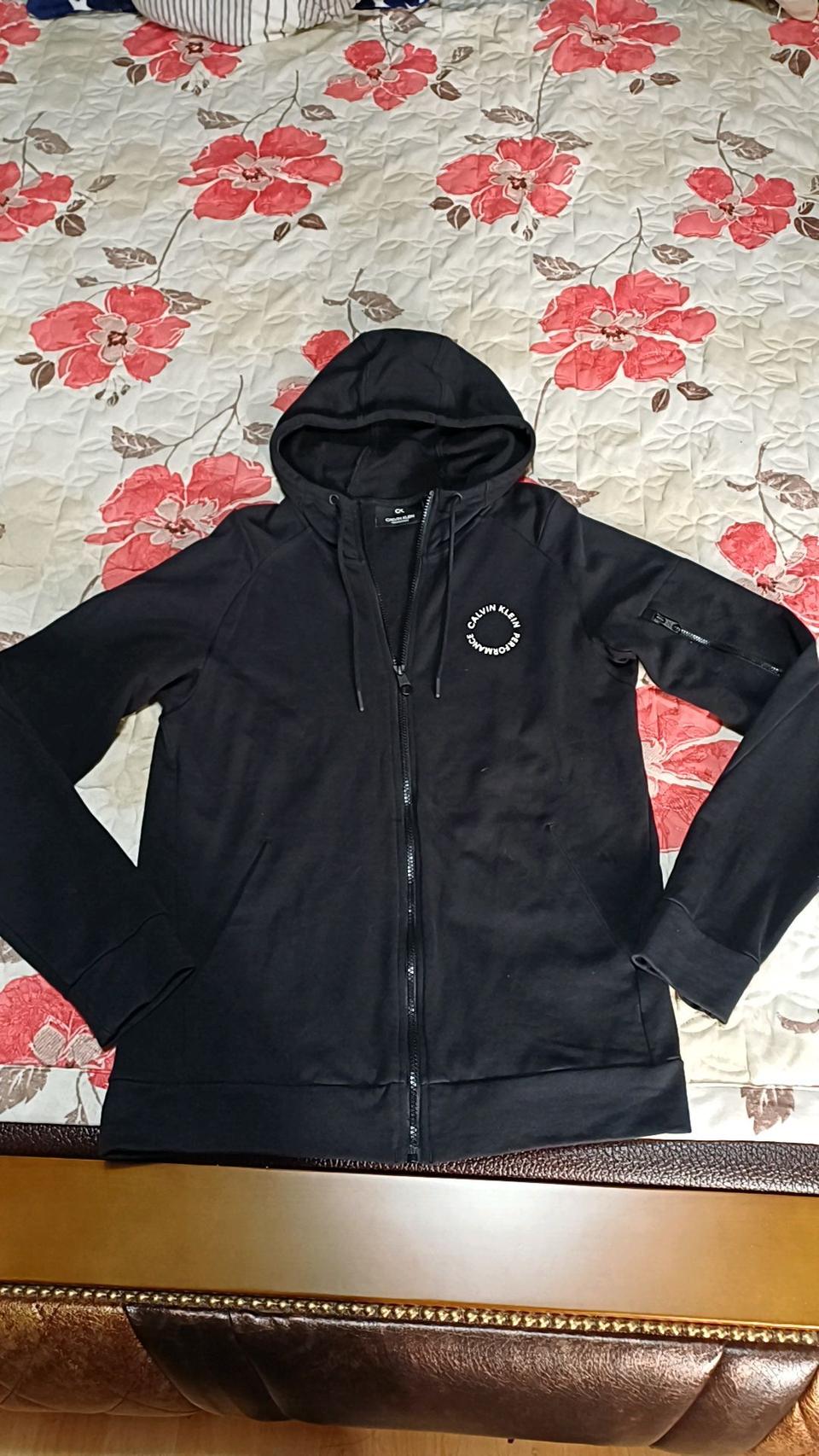캘빈클라인 춘추용후드집업 L 가슴53 기장69