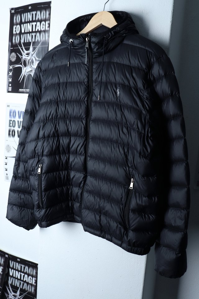 (L-XL) 폴로 랄프로렌 패딩 점퍼자켓 Y2K 덕다운 경량-16EBA