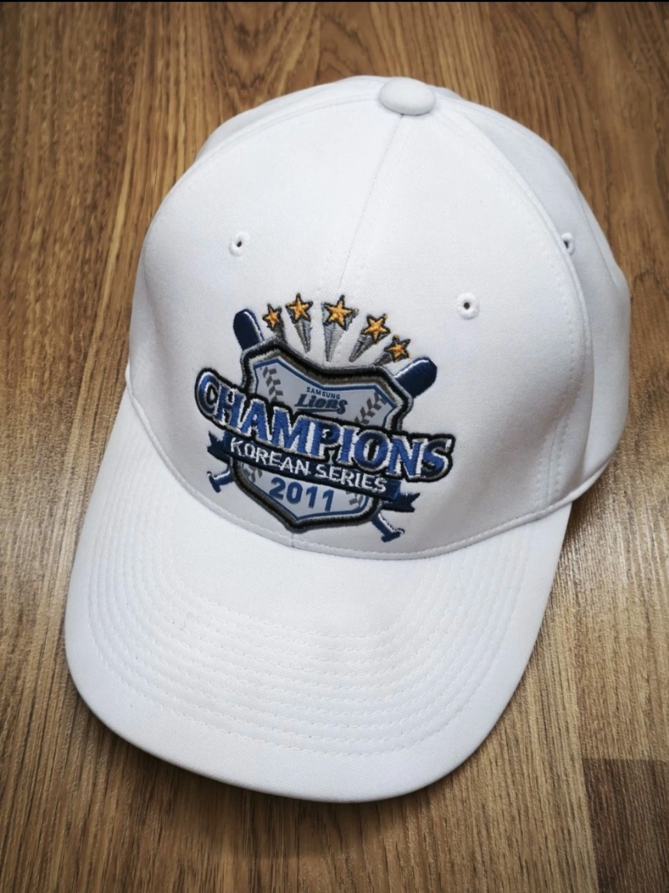 삼성 라이온즈 2011 챔피언 모자 화이트
